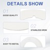 PATIKIL Door Knob Plates, 2 Pcs Round Plate Cover for