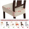 YUEANG Removable Washable Dining Chair Seat Covers Set of 2,Stretch