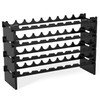 Domax Wine Rack Freestanding Floor - 36 Bottle Wooden Stackable