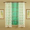 Today's Curtain Medallion Macramé Panel 63",Ecru,48W x 63L