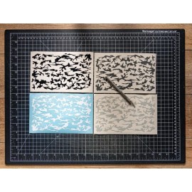 Avery Dennsion Winter Multi Camo Decal Kit - 4x 8"x5" Sheets Oracal 651 Permanant Vinyl RC Body