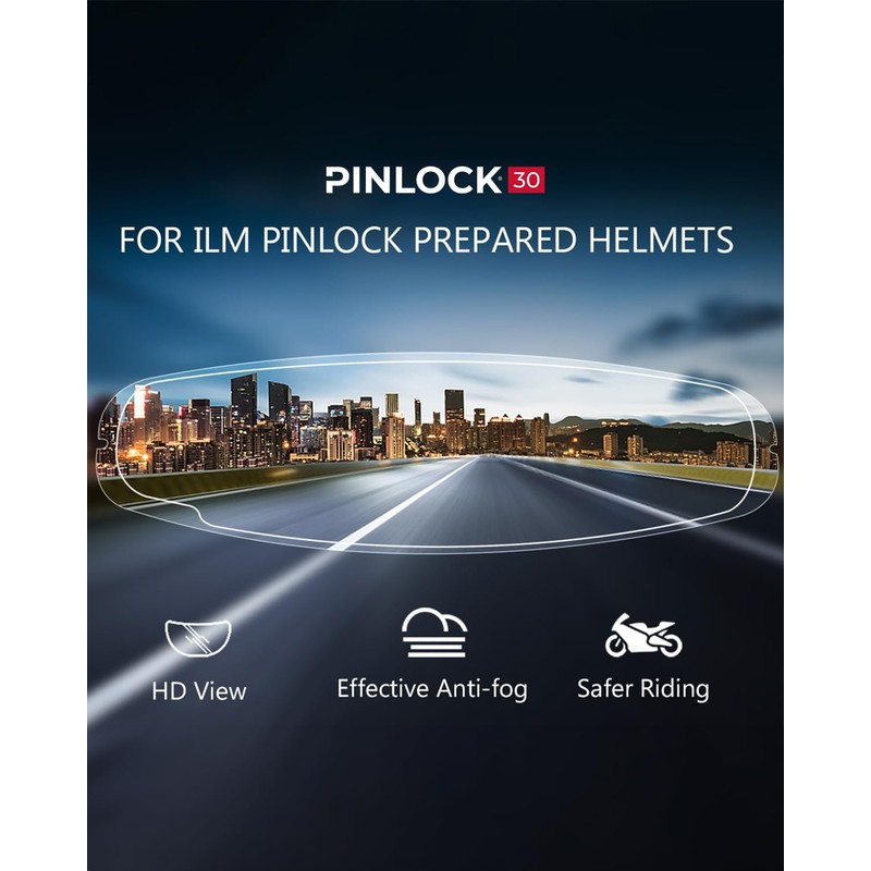 ILM Anti-fog visors (Pinlock 30)