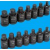 Craftsman 1/2 Drive Impact 14 Piece HEX ALLEN Key Bit Socket Set 7 Metric MM SAE