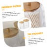 Ciieeo Bathroom Organiser Storage Home Organisation Box Bamboo Lids Cotton
