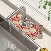 Beautiful Peony Sink Splash Guard Bright Peonies Faucet Absorbing Mat
