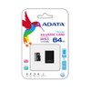 ADATA Premier microSD 64GB Memory Card, gray