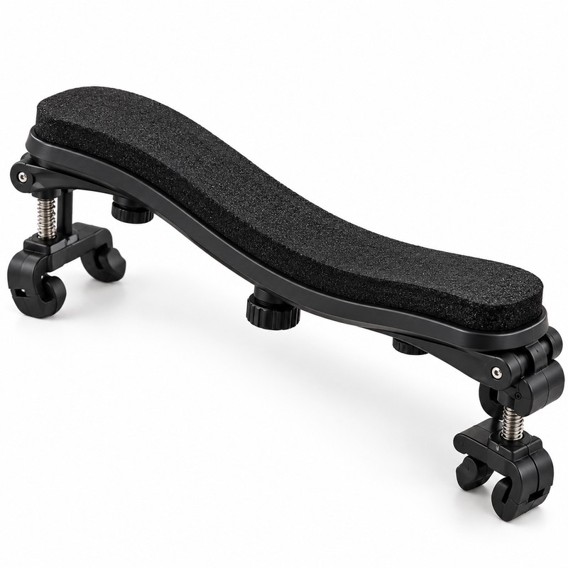 Adjustable Violin Shoulder Rest for 1/8–1/4 and 3/4–4/4 Violins –