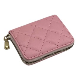 Adirva Wallets for Women, Stylish PU Leather Womens Small Credit Card Holder Wallet, Compact Travel Mini Cute Slim Purse Wallet for Ladies (Pink)