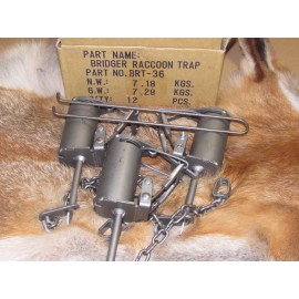 Bridger   1 DP SETTER + 3 - BRIDGER T-3 DP DOGPROOF RACCOON TRAPS NEW SALE trapping