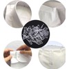 50PCS U Shape Clear Plastic Alligator Clips Shirt Folding Clips