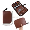 DEWIN Golf Organiser, Leather Organiser Gifts for Men, Multifunctional Outdoor