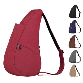 AmeriBag 17" Nylon Crossbody Sling Healthy Back Bag (Rosehip)