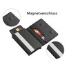 HAFEID Card Case with Coin Compartment, RFID Blocker, Magnet and