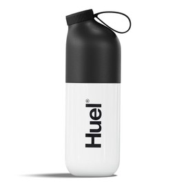 Huel Black Edition Shaker Bottle | BPA Free and Long-Lasting Tritan Body | Lockable Lid to Avoid Spills | Fill line guide for perfect Measurements | Dishwasher Friendly | 13.5oz