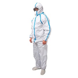 Non-woven Onsie Armor + Shoe Cover [Free Size] Asbestos, Dioxin, infection prevention