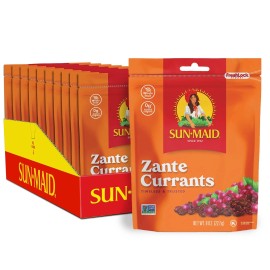 Sun-Maid Sun Maid Zante Currants 8oz Pack of 10 California Dried Fruit Snack