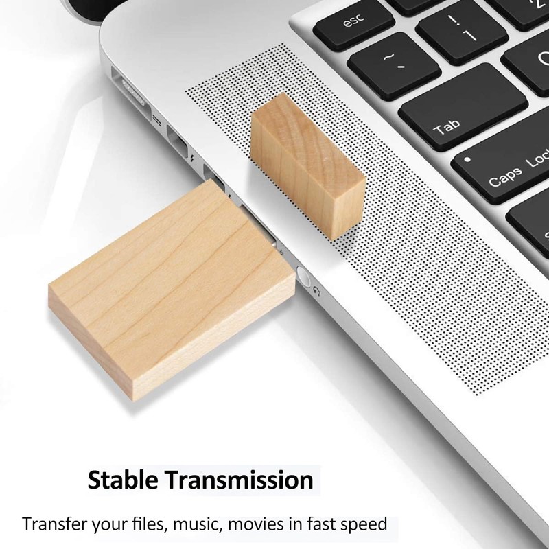 Yaxiny 5-Pack 16GB USB Flash Drive Ahorn Holz 2.0 USB
