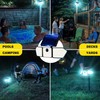 Bionic Flood Light 2 Pk Solar Lights Outdoor Waterproof, Ultra