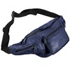 LEONARDO VERRELLI 3900037 Unisex Bum Bag Leather, blue, Hip bag
