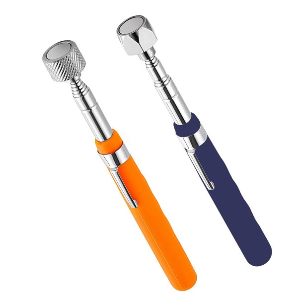 2PCS Telescoping Magnetic Pickup Tool Set Pull Force 20 lb,