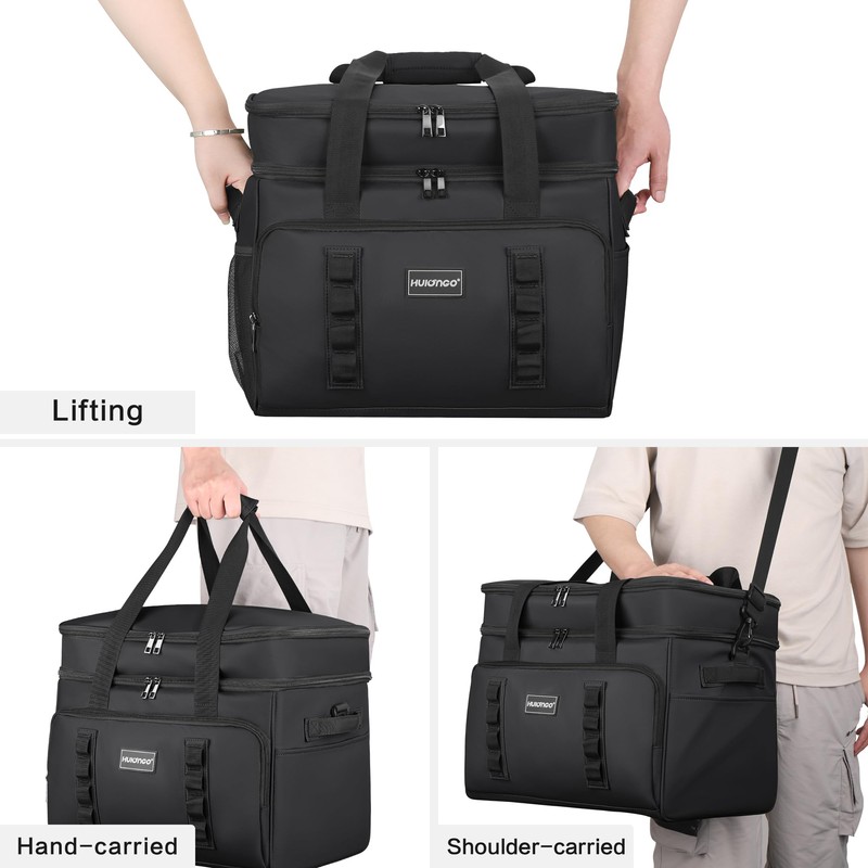 Hulongo Insulated Soft Cooler Bag, Large Ice Coolers Soft Sided