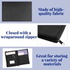 BlinBlin Car Document Holder with Multiple Pockets - Oxford Fabric