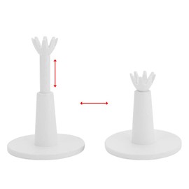 Adjustable Height Golf Tees Durable White Golf Tees Training Sports Accessory for Practice (Pack of 2)