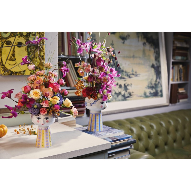 Bjørn Wiinblad 56536 Eve Vase, Lavender, 15 cm Height