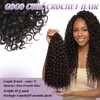 8 Packs Prelooped Boho Gogo Curl Crochet Hair(18 Inch, 4#)