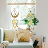 KEINIA Suncatchers Hanging Crystals for Windows, Sun,Moon and Star Hanging