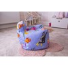 HomeZone® Lilac Pale Blue Kids Bean Bag Chairs | Pale