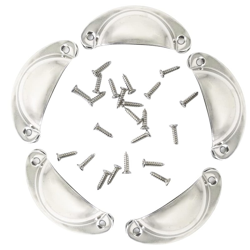 Ruidee Pack of 12 Shell Handle Drawer Handles Drawer Handles