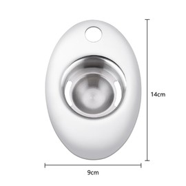 ZMREN Egg Yolk Separator, Egg Separator, 304 Stainless Steel Egg Yolk Separator, Egg Yolk Protein Separator