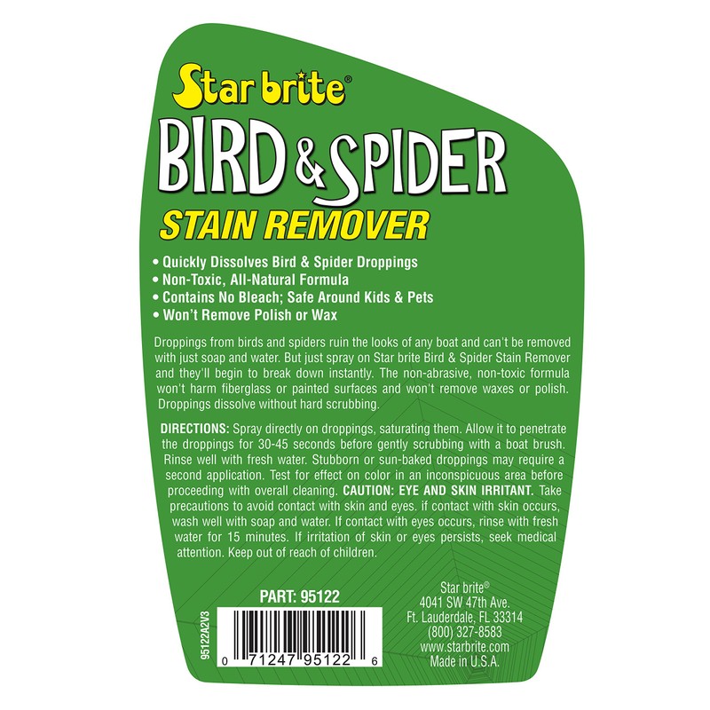 STAR BRITE Spider & Bird Stain Remover - 22 OZ