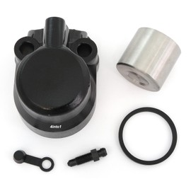 Front Brake Caliper Kit with Stainless Piston - Fits Honda CB350F CB360 CB400F CB500 CB550