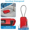 AMIR Travel Safe Lock Box, Waterproof Combination Security Cash Box,