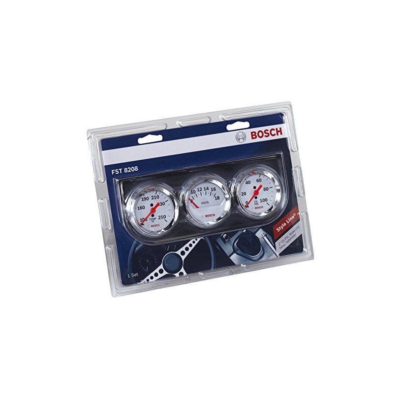 Bosch Style Line Kit de Triple Calibre 2" Esfera Blanca
