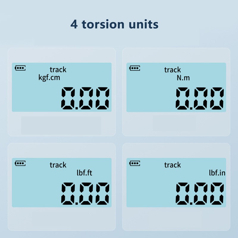 Digital Display Torsion Meter High Accuracy 1/2 Connector 6 to