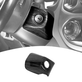 for Colorado Ignition Switch Cover Trim Fit for Chevy Colorado/GMC Canyon 2014-2022 Black Wood Grain Interior Accessories
