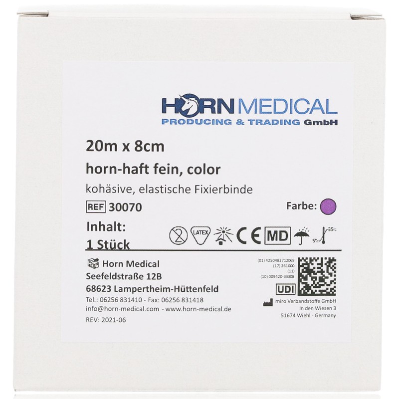 horn-way fine color purple bandage 8cmx20m