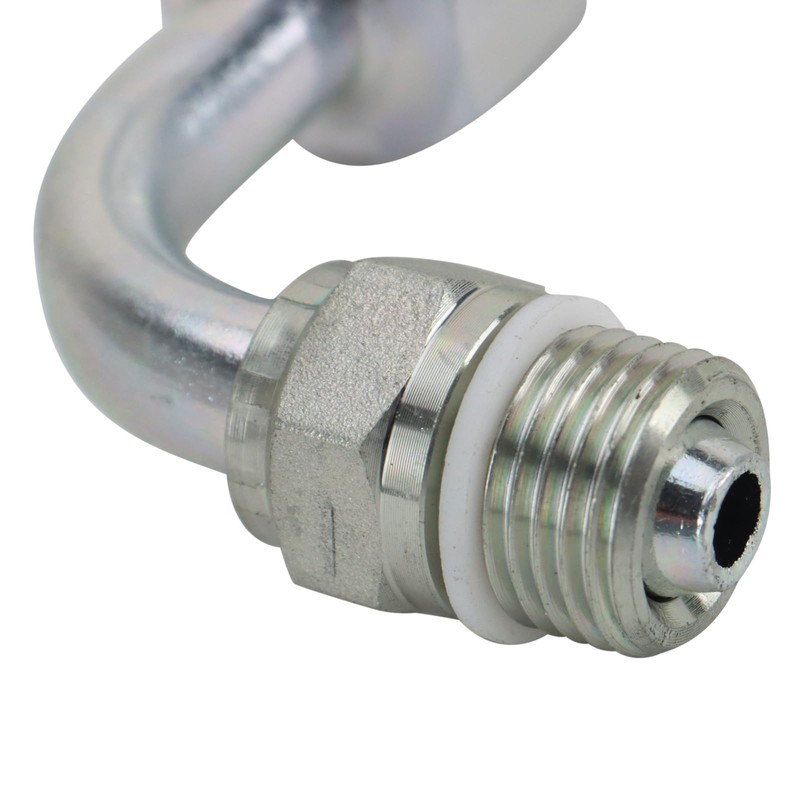 TRQ From Pump Power Steering Pressure Line Hose Assembly Compatible