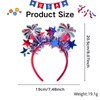 AIUPUOC 4th of July Headband Patriotic Head Boppers Independence Day