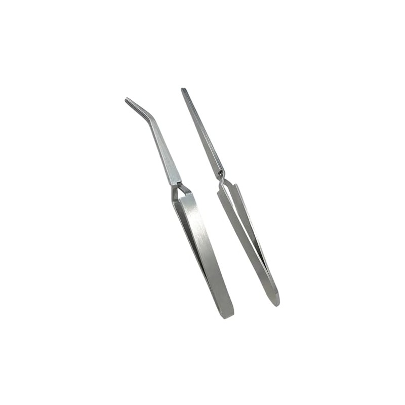 Reverse Craft Tweezers for Crafting Nail Salons Eyelash Extensions Jewelry