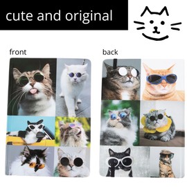 Kathy & Jiggs: Sassy Cat A5 Lined Journal 160 Pages, 5.8 X 8.4 Hardcover Notebook, College Ruled: Cute Aesthetic Gifts for Cat Dads, Mom, Kids, Animal Lovers, Men, Women, Note Book, Diary, Journaling