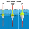 THKFISH Fishing Floats and Bobbers Balsa Wood Floats Spring Bobbers