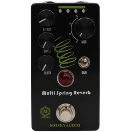 Mosky Multi Spring Reverb - 4 Mode Analogue / Digital Spring Reverb Emulation Pedal, True Bypass