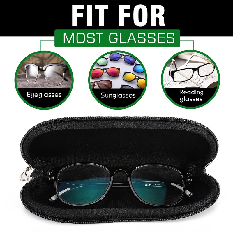 MoKo Sunglasses Soft Case 2 Pack, Ultra Light Portable Neoprene