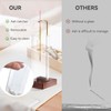 Incense Holder, Wooden Incense Holder for Sticks with Glass Ash
