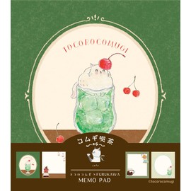 Furukawa Paperwork LM382 Memo Pad, Tokoro Barley, Coffee