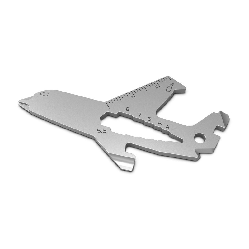 Gift Item: Rominox Key Tool/Aeroplane, 18 Functions, Keytool Key Ring